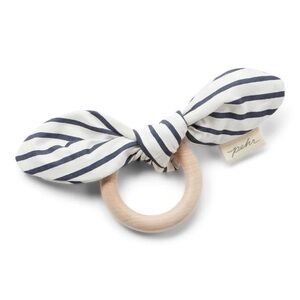 Pehr On The Go Teether - Navy and White